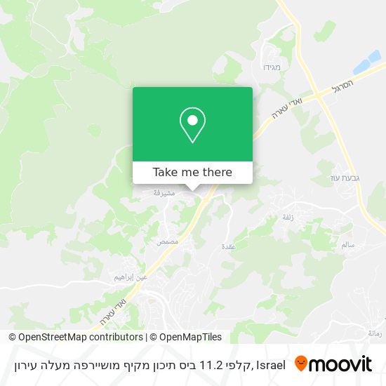 קלפי 11.2 ביס תיכון מקיף מושיירפה מעלה עירון map