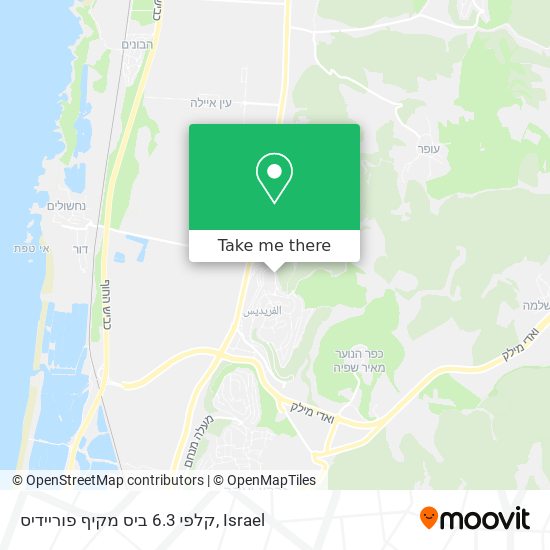 קלפי 6.3 ביס מקיף פוריידיס map