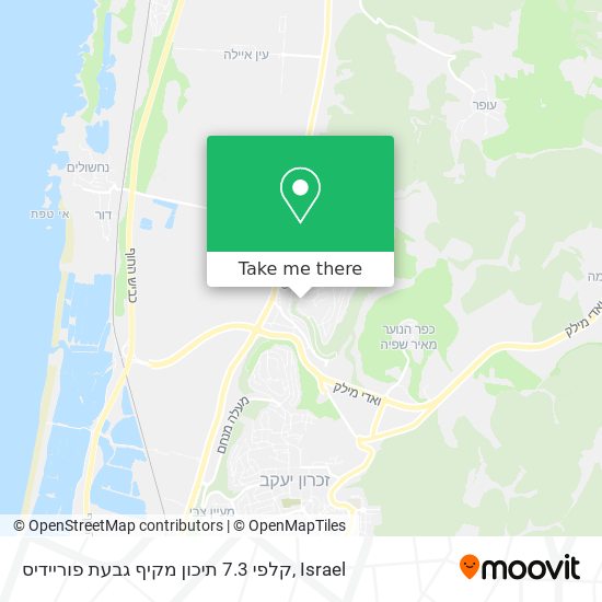 Карта קלפי 7.3 תיכון מקיף גבעת פוריידיס