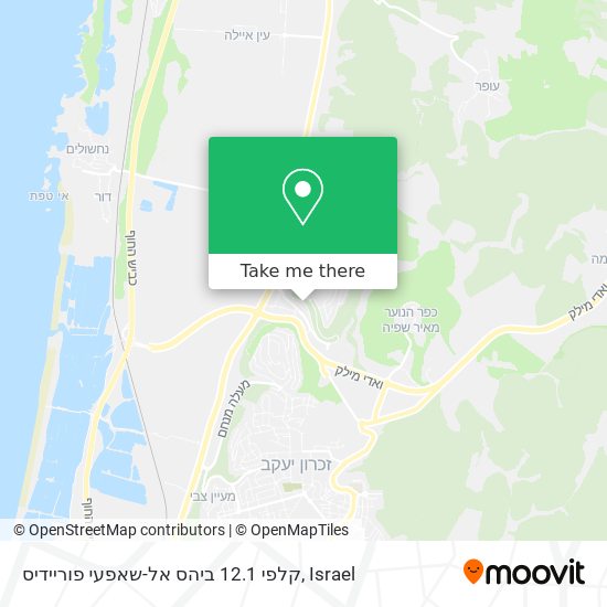 קלפי 12.1 ביהס אל-שאפעי פוריידיס map