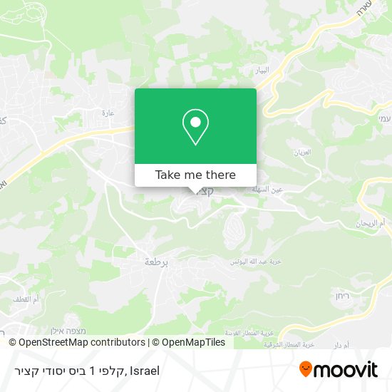 קלפי 1 ביס יסודי קציר map