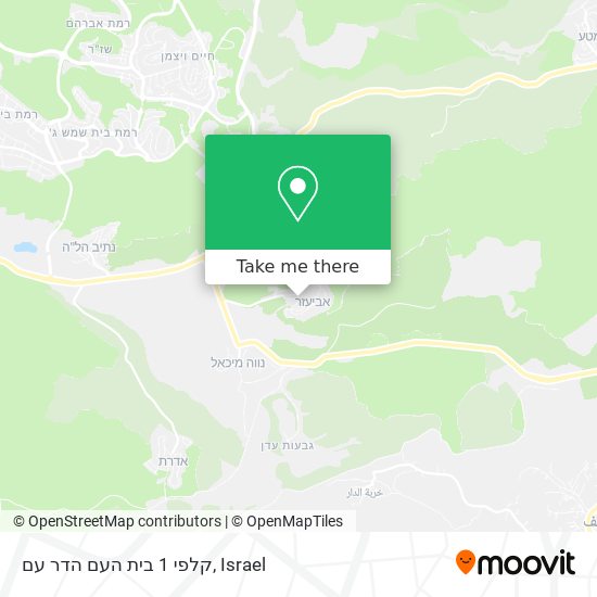 קלפי 1 בית העם הדר עם map