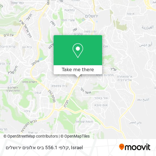 קלפי 556.1 ביס אלונים ירושלים map