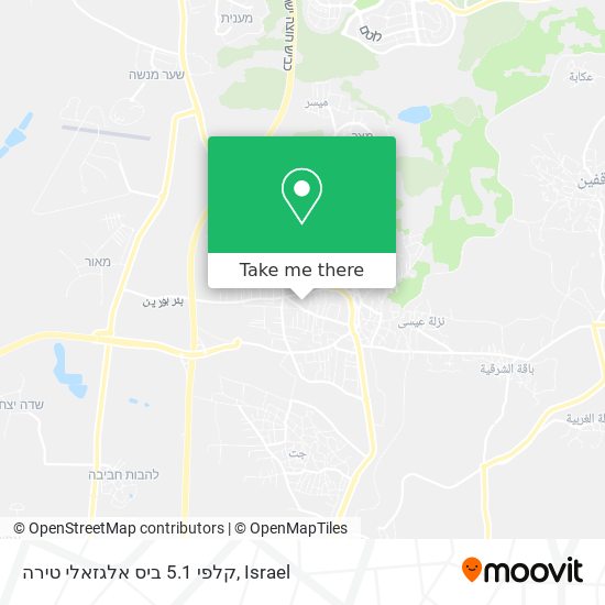 קלפי 5.1 ביס אלגזאלי טירה map