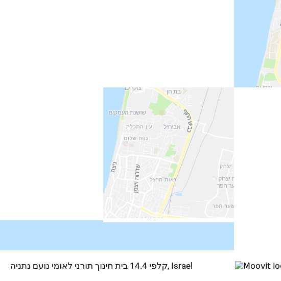 Карта קלפי 14.4 בית חינוך תורני לאומי נועם נתניה