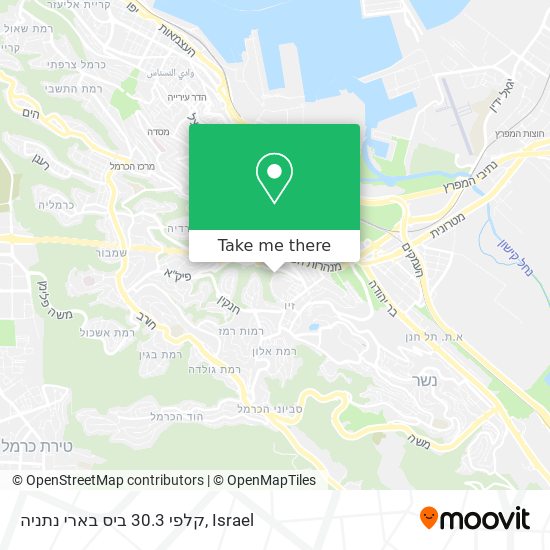 קלפי 30.3 ביס בארי נתניה map