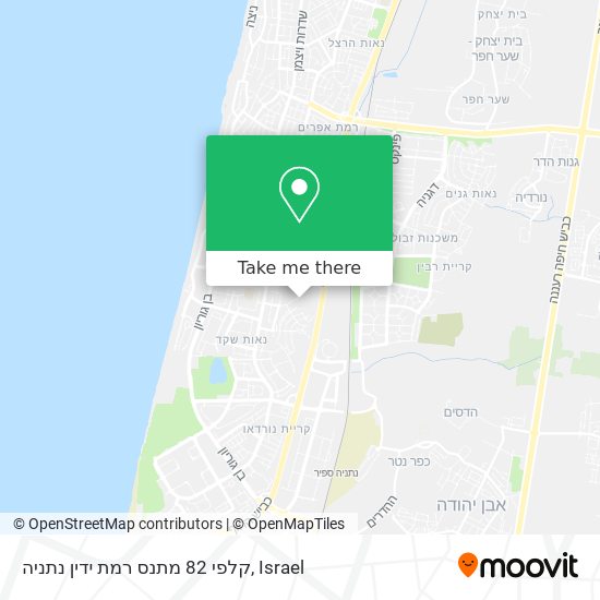 קלפי 82 מתנס רמת ידין נתניה map