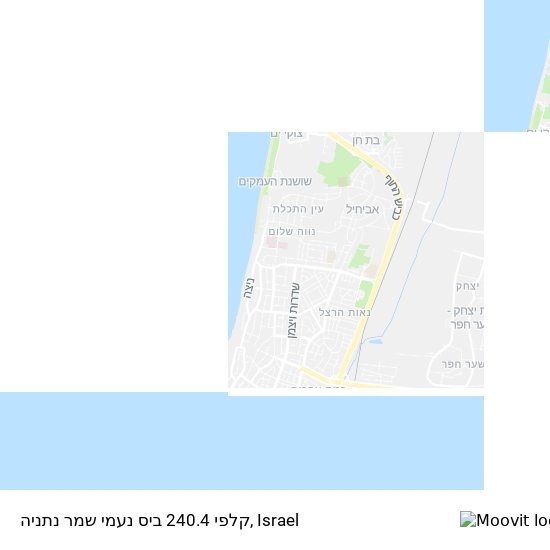 קלפי 240.4 ביס נעמי שמר נתניה map