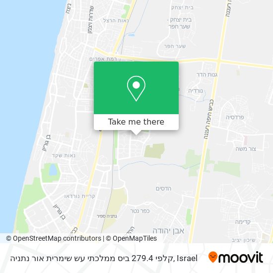 קלפי 279.4 ביס ממלכתי עש שימרית אור נתניה map
