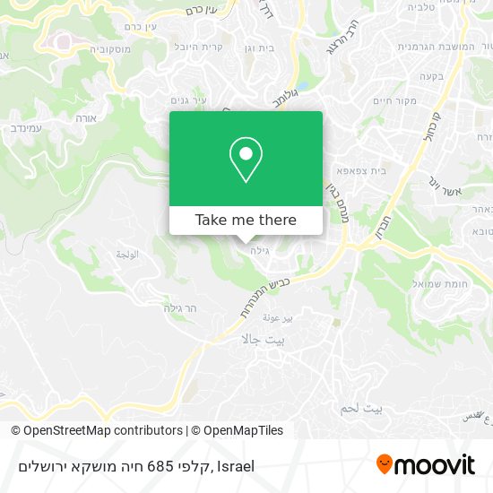 קלפי 685 חיה מושקא ירושלים map