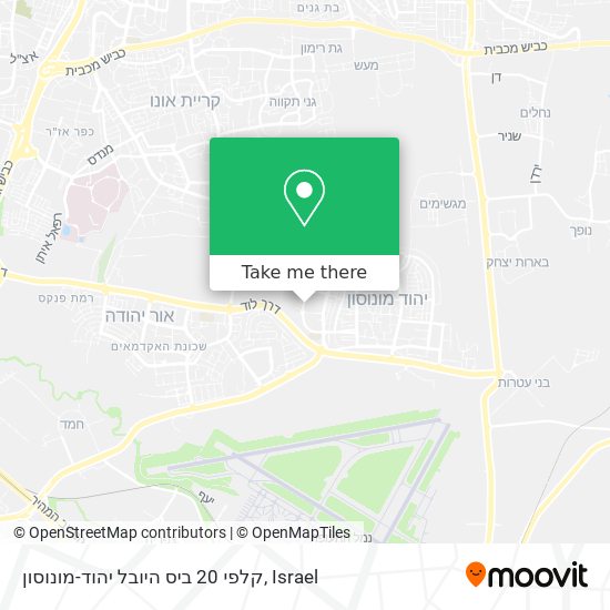 קלפי 20 ביס היובל יהוד-מונוסון map