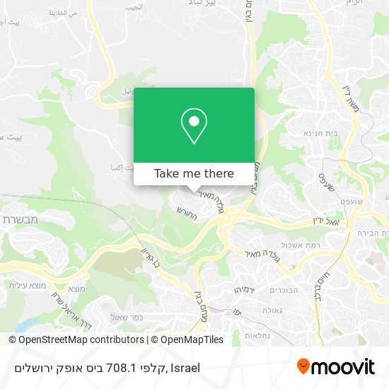 קלפי 708.1 ביס אופק ירושלים map