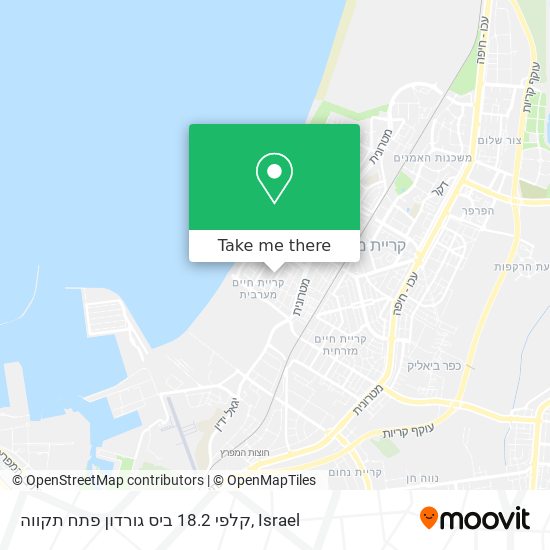 Карта קלפי 18.2 ביס גורדון פתח תקווה