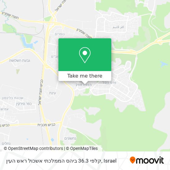 קלפי 36.3 ביהס הממלכתי אשכול ראש העין map