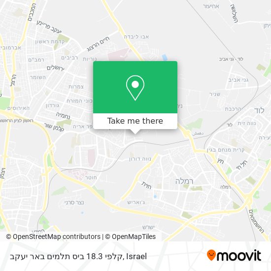 קלפי 18.3 ביס תלמים באר יעקב map