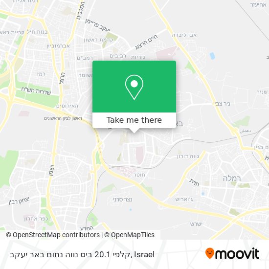 קלפי 20.1 ביס נווה נחום באר יעקב map