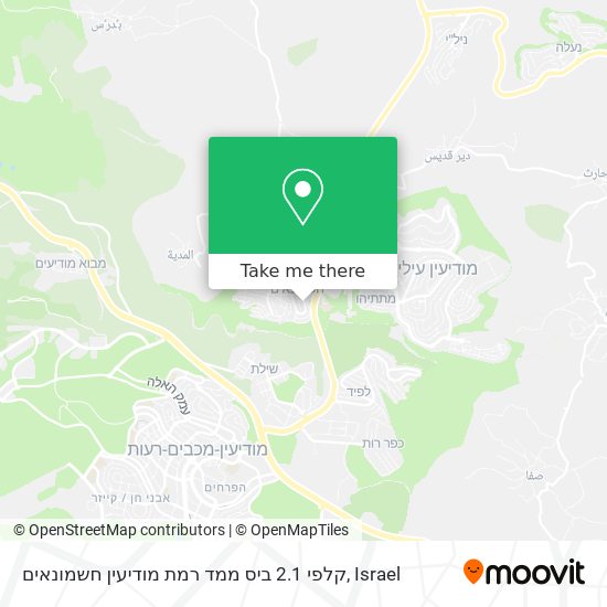 קלפי 2.1 ביס ממד רמת מודיעין חשמונאים map