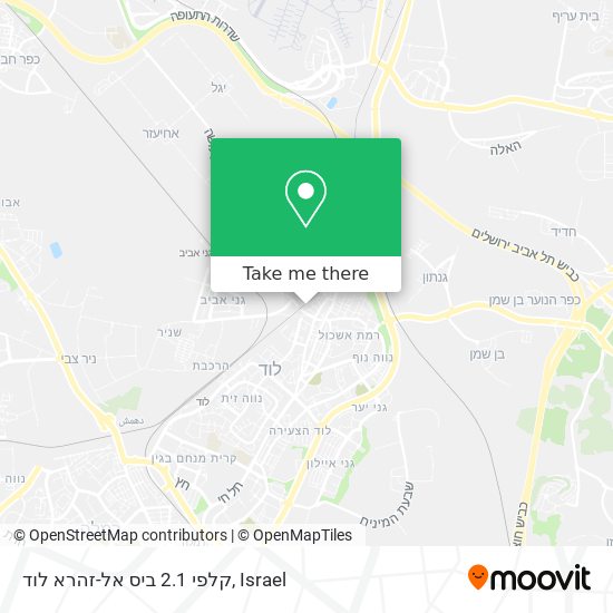 קלפי 2.1 ביס אל-זהרא לוד map