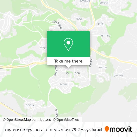 קלפי 79.2 ביס משואות נריה מודיעין-מכבים-רעות map