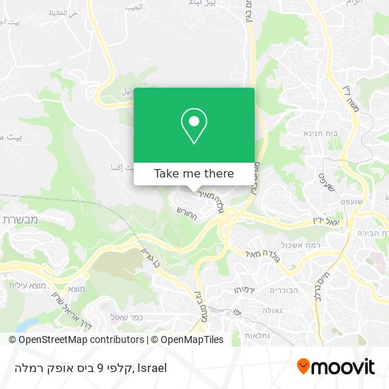 קלפי 9 ביס אופק רמלה map