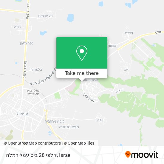 קלפי 28 ביס עמל רמלה map