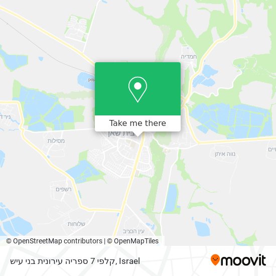 קלפי 7 ספריה עירונית בני עיש map