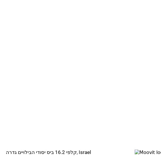 קלפי 16.2 ביס יסודי הבילויים גדרה map