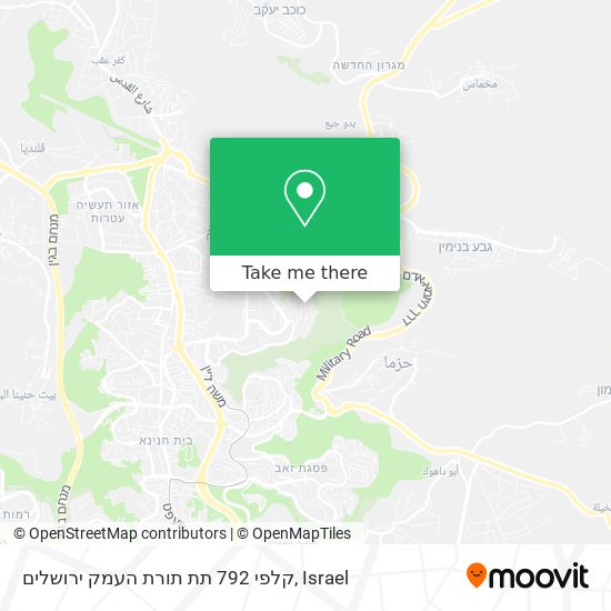 קלפי 792 תת תורת העמק ירושלים map