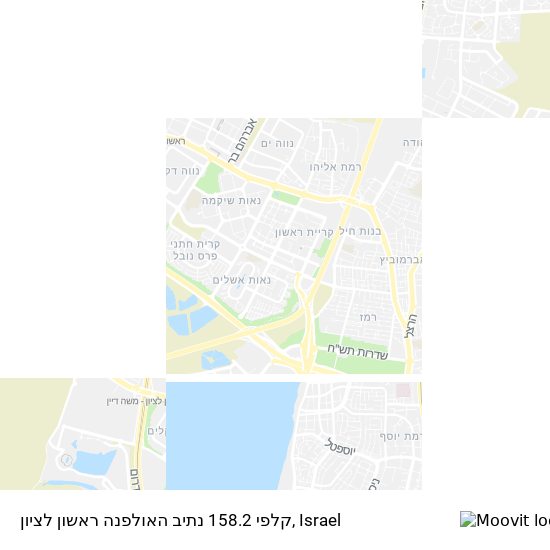 קלפי 158.2 נתיב האולפנה ראשון לציון map