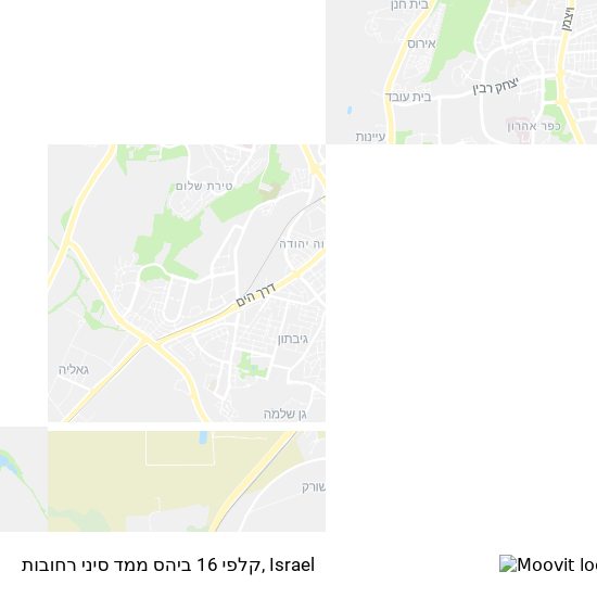 קלפי 16 ביהס ממד סיני רחובות map