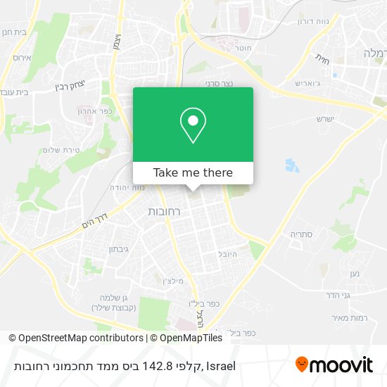 Карта קלפי 142.8 ביס ממד תחכמוני רחובות