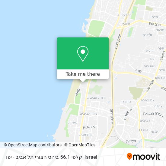 קלפי 56.1 ביהס הצורי תל אביב - יפו map