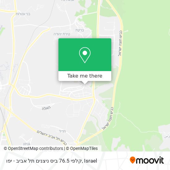 Карта קלפי 76.5 ביס ניצנים תל אביב - יפו