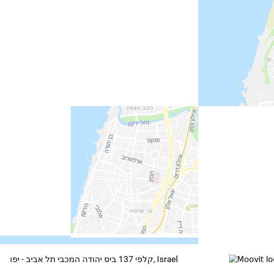 קלפי 137 ביס יהודה המכבי תל אביב - יפו map
