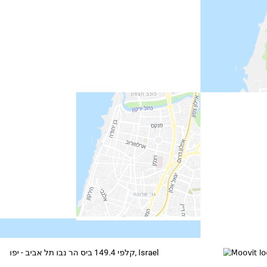 קלפי 149.4 ביס הר נבו תל אביב - יפו map