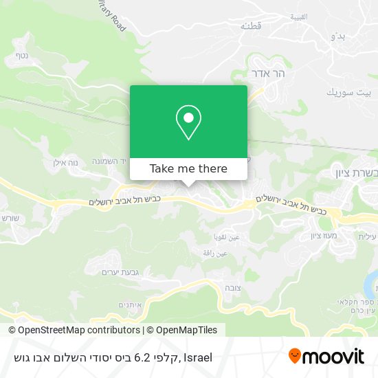 קלפי 6.2 ביס יסודי השלום אבו גוש map