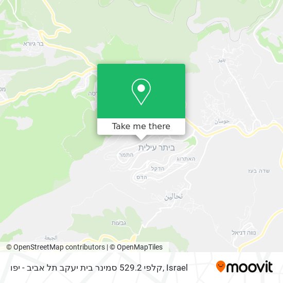 קלפי 529.2 סמינר בית יעקב תל אביב - יפו map