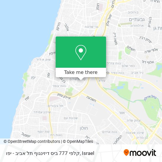 קלפי 777 ביס דיזינגוף תל אביב - יפו map