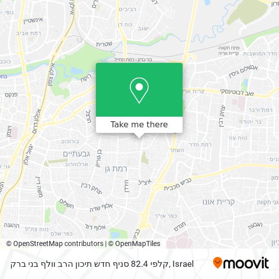 קלפי 82.4 סניף חדש תיכון הרב וולף בני ברק map