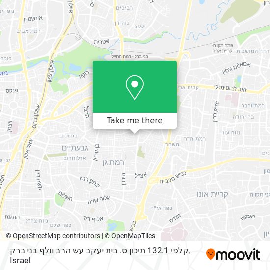 Карта קלפי 132.1 תיכון ס. בית יעקב עש הרב וולף בני ברק