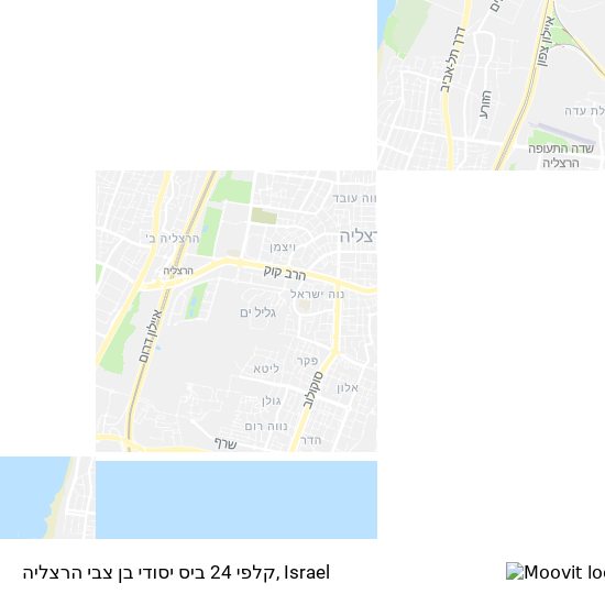 קלפי 24 ביס יסודי בן צבי הרצליה map