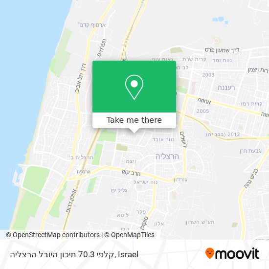 Карта קלפי 70.3 תיכון היובל הרצליה