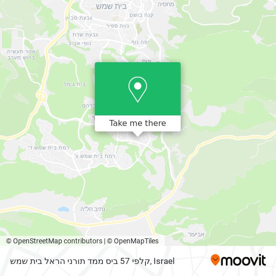 קלפי 57 ביס ממד תורני הראל בית שמש map