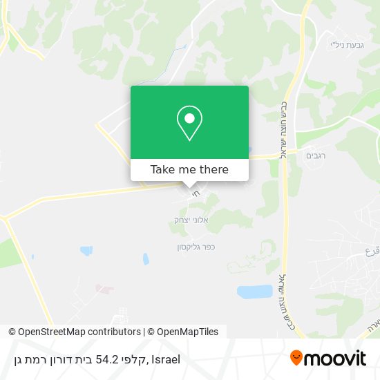 קלפי 54.2 בית דורון רמת גן map