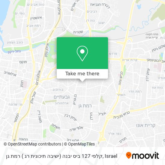 קלפי 127 ביס יבנה (ישיבה תיכונית רג ) רמת גן map