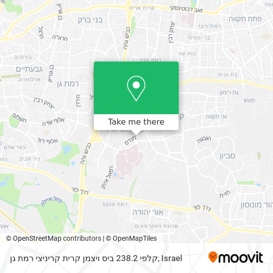 Карта קלפי 238.2 ביס ויצמן קרית קריניצי רמת גן