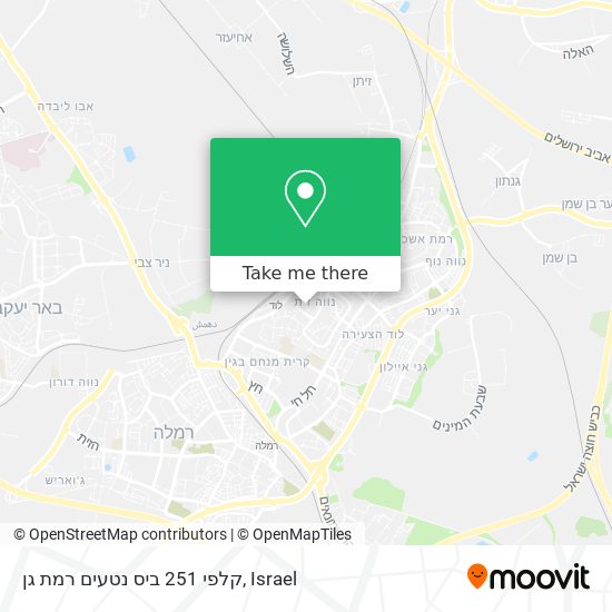 Карта קלפי 251 ביס נטעים רמת גן