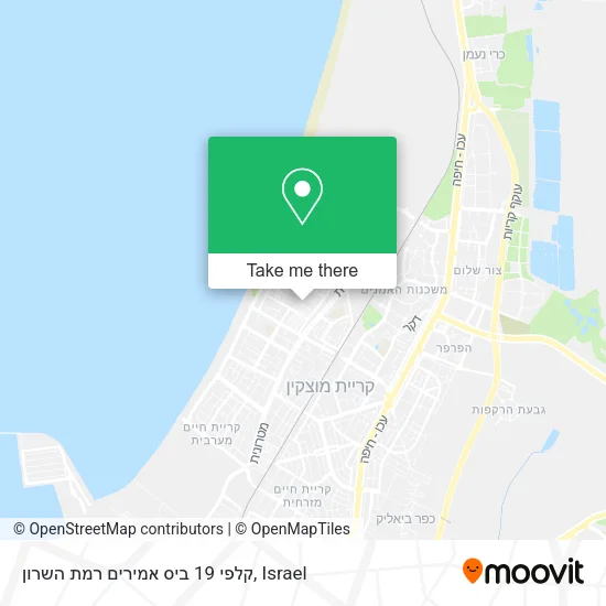 Карта קלפי 19 ביס אמירים רמת השרון