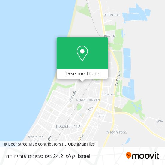 קלפי 24.2 ביס סביונים אור יהודה map