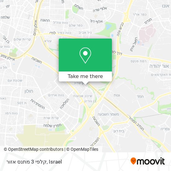 קלפי 3 מתנס אזור map